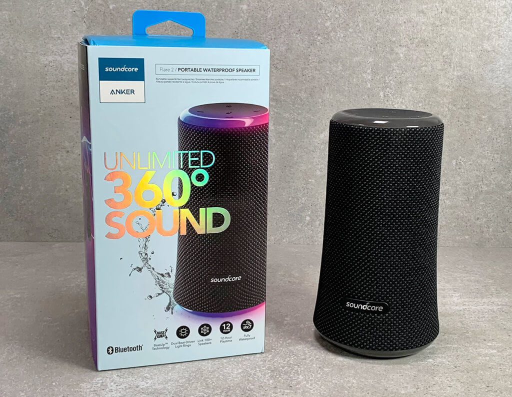 Im Test Anker Soundcore Flare 2 360 Grad LEDBluetoothLautsprecher