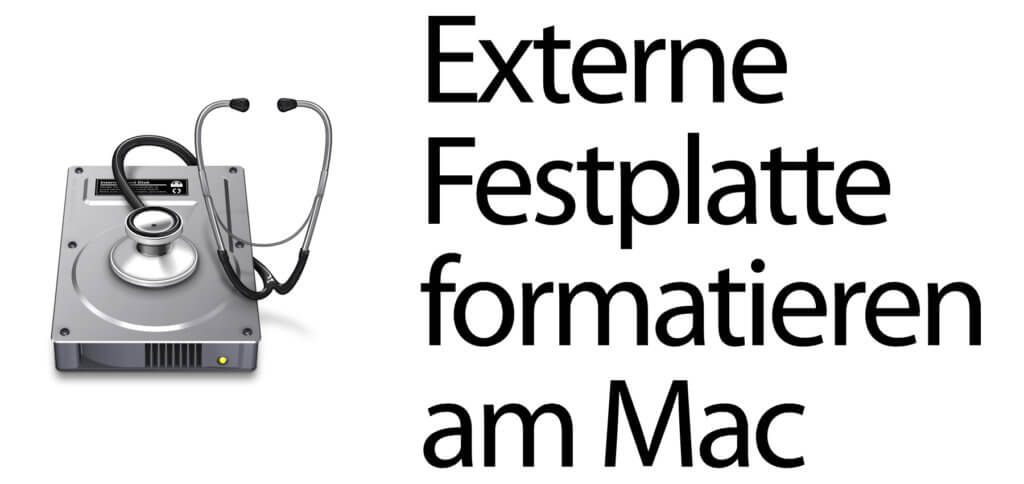 Eine externe Festplatte formatieren am Apple Mac unter macOS – das ist mit dem Festplattendienstprogramm möglich.