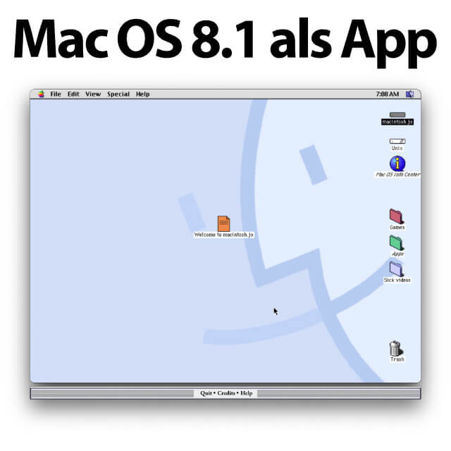 mac os 8 emulator for windows 7