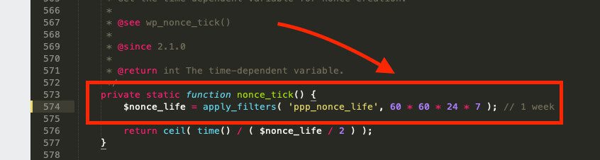 In dieser Zeile kann man die Zeit anpassen, die die öffentliche Vorschau verfügbar sein soll.