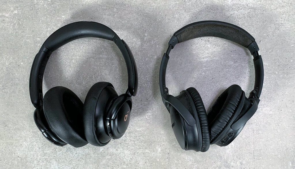 Zrobiłem dla Was bezpośrednie porównanie Soundcore Life Q30 i Bose QC35 – wynik możecie przeczytać poniżej (zdjęcia: Sir Apfelot).