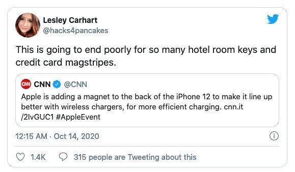Auf Twitter kamen schon erste Unkenrufe, die der MagSafe Leder Wallet Probleme mit Kreditkarten vorhersagten.