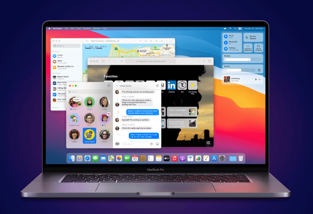 I'm looking forward to trying macOS 11 on my MacBook Pro. There are many interesting features, but unfortunately a user interface that takes getting used to.