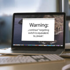 PHP warning Continue targeting switch is equivalent to break.
