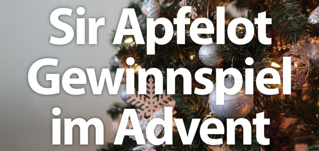 Für das Sir Apfelot Gewinnspiel im Advent 2020 müsst ihr euch nur für den Newsletter anmelden und dann auf diesen antworten. Schon seid ihr im Lostopf drin und könnt Software, Mac- & iPhone-Zubehör sowie ggf. weitere Gewinne einheimsen.