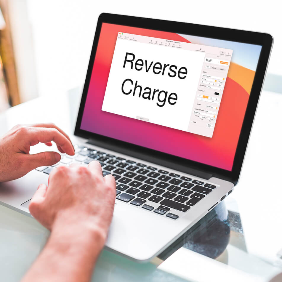 Reverse Charge Hinweis in anderen Sprachen