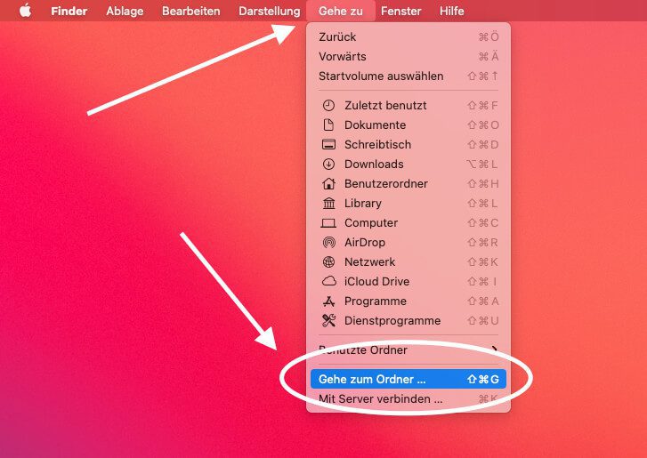 Über das Finder-Menü "Gehe zu" kann man direkt in den Preferences Ordner springen und die entsprechende plist-Datei suchen.