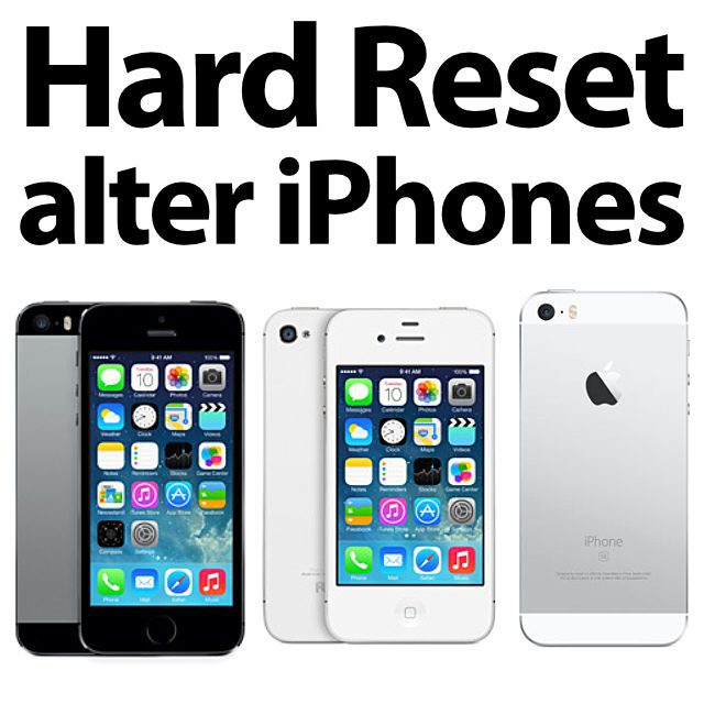 Iphone 4 5 And Se Hard Reset Force Restart Sir Apfelot