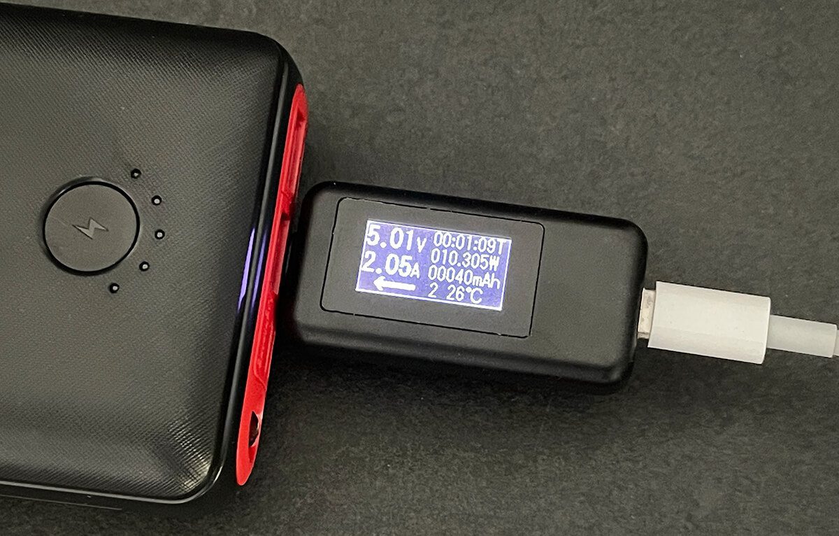 Jiga GN1 Powerbank with 30.000 mAh and USB C in the test