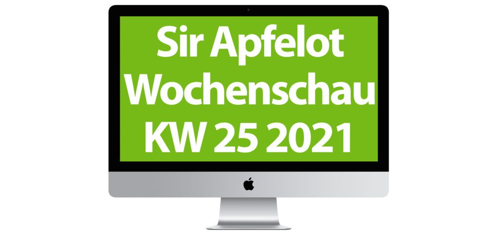 Included in the Sir Apfelot Wochenschau for calendar week 25 in 2021: A surface for Netflix, Prime Video and Disney +, L'Oréal helps save water, trains and mobile communications, antitrust proceedings against Google, Facebook, Amazon and Apple, ARD-ZDF- Streaming, and more.