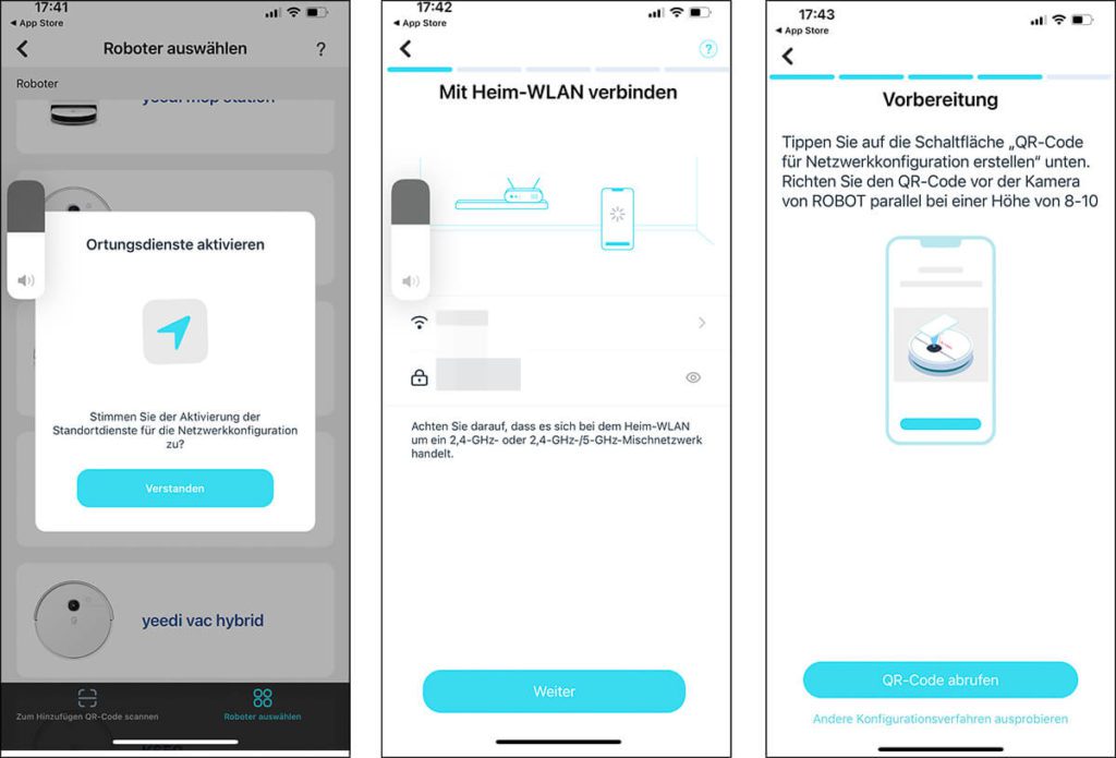 Setting up the vacuum cleaner robot with the Yeedi app takes just a few minutes and you can send the robot off to clean.
