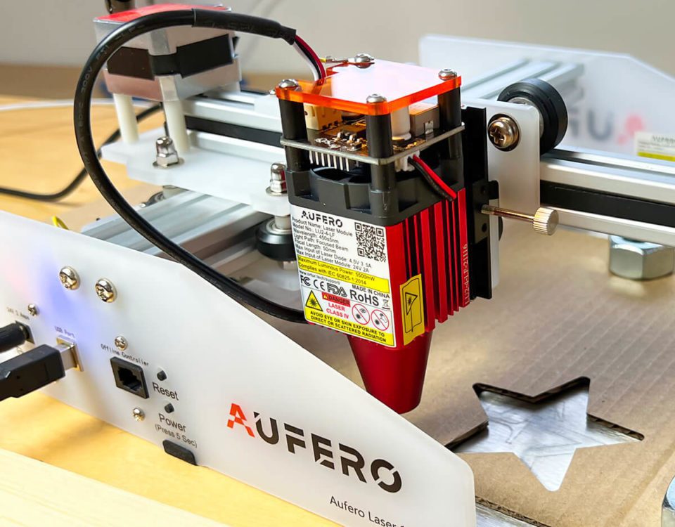 In the test: Aufero Laser 1 laser engraving machine