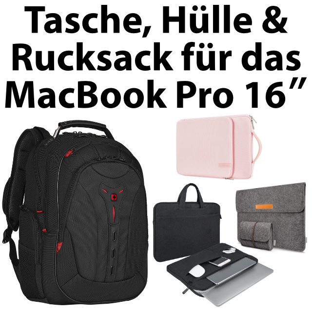 Backpack, bag or laptop sleeve for the MacBook Pro 16 ″ »Sir Apfelot