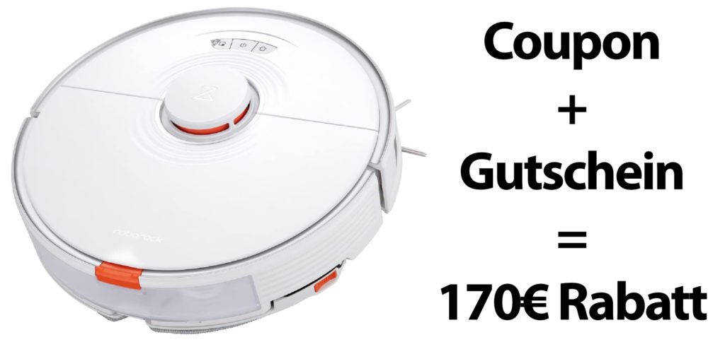 On the Amazon product page for the Roborock S7 vacuum and floor mopping robot you can get a coupon until November 30.11th. whole 150 euros discount. Another 20 euros are available until November 07.11th. with the voucher code listed below.