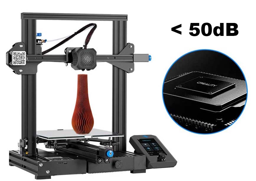 The Creality Ender 3 V2 is a revised version of the popular Ender 3. It is supplied as a kit and is perfect for beginners in 3D printing (Photo: Amazon).