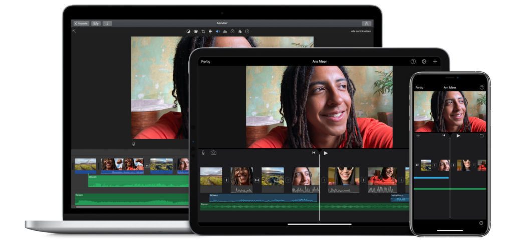 In 2021, the iMovie app has grown quite a bit in terms of its range of functions. Not only iPhone and iPad projects can be further edited on the Mac. The Cinemativ Mode of the iPhone 13 can now also be used on Mac models with macOS 12 or later.