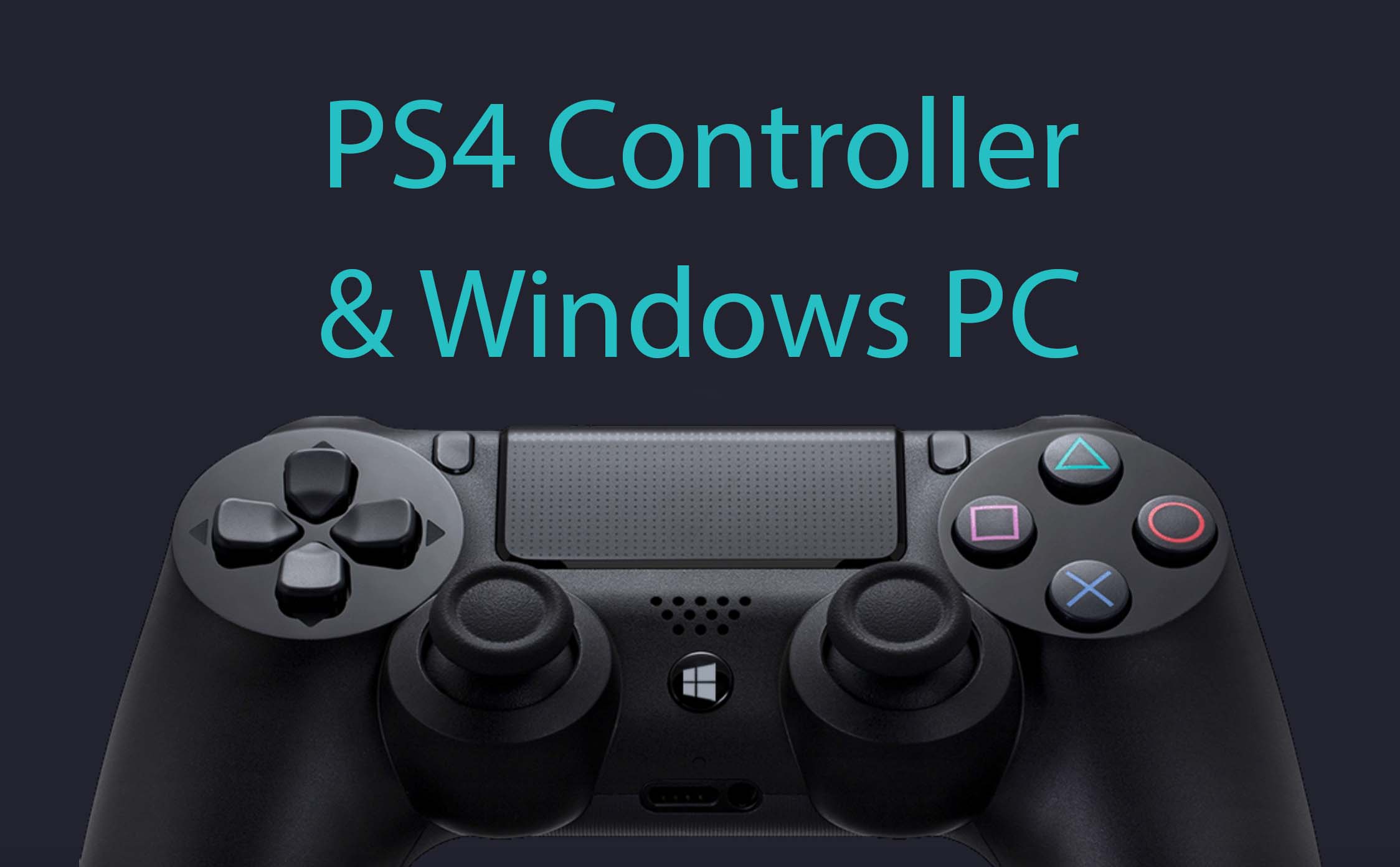 Connect PS4 controller to PC - 2 ways tip