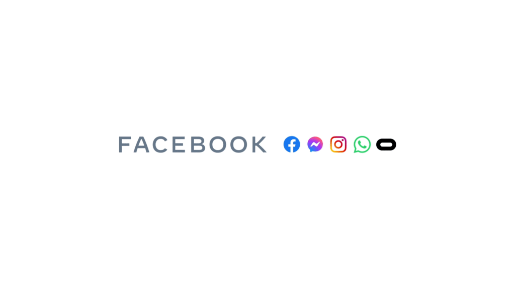 Facebook - sorry - Meta has created a nice animation to graphically get the transition across the stage.