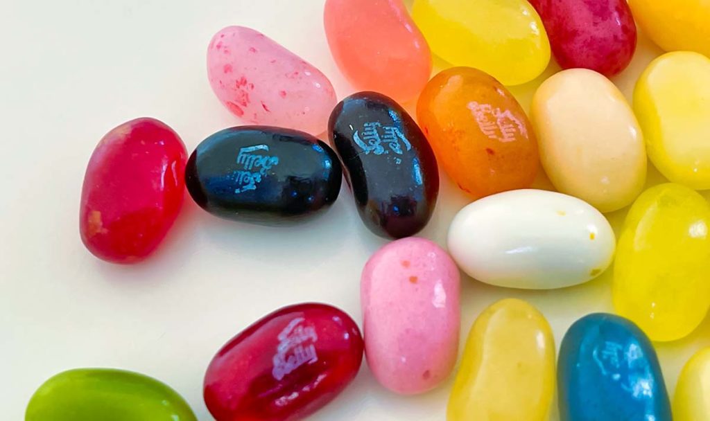 Jelly Beans sehen nicht nur hübsch aus, sondern schmecken auch lecker – sogar Vegetariern (Foto: Sir Apfelot).