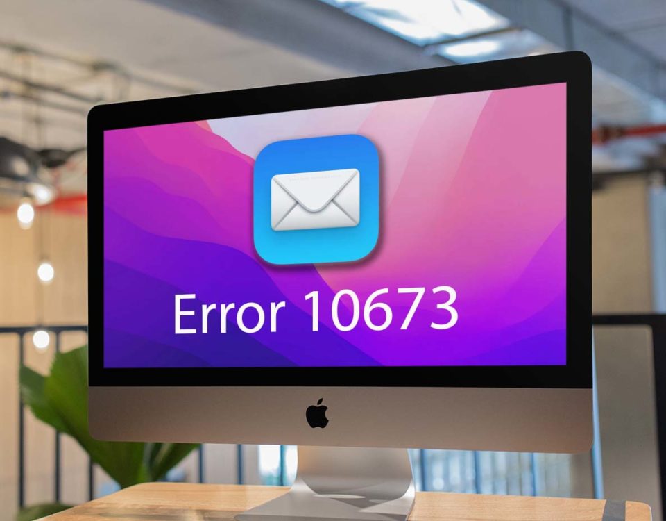 Apple Mail Error 10673