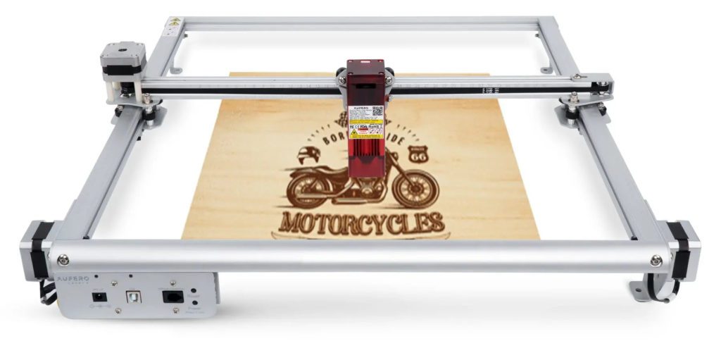 Ortur Aufero Laser 2 – A good combination of laser engraver and laser cutter for clean engravings and clear cuts of various materials. The same laser modules are used as in the predecessor, but on a larger area and at higher speeds.