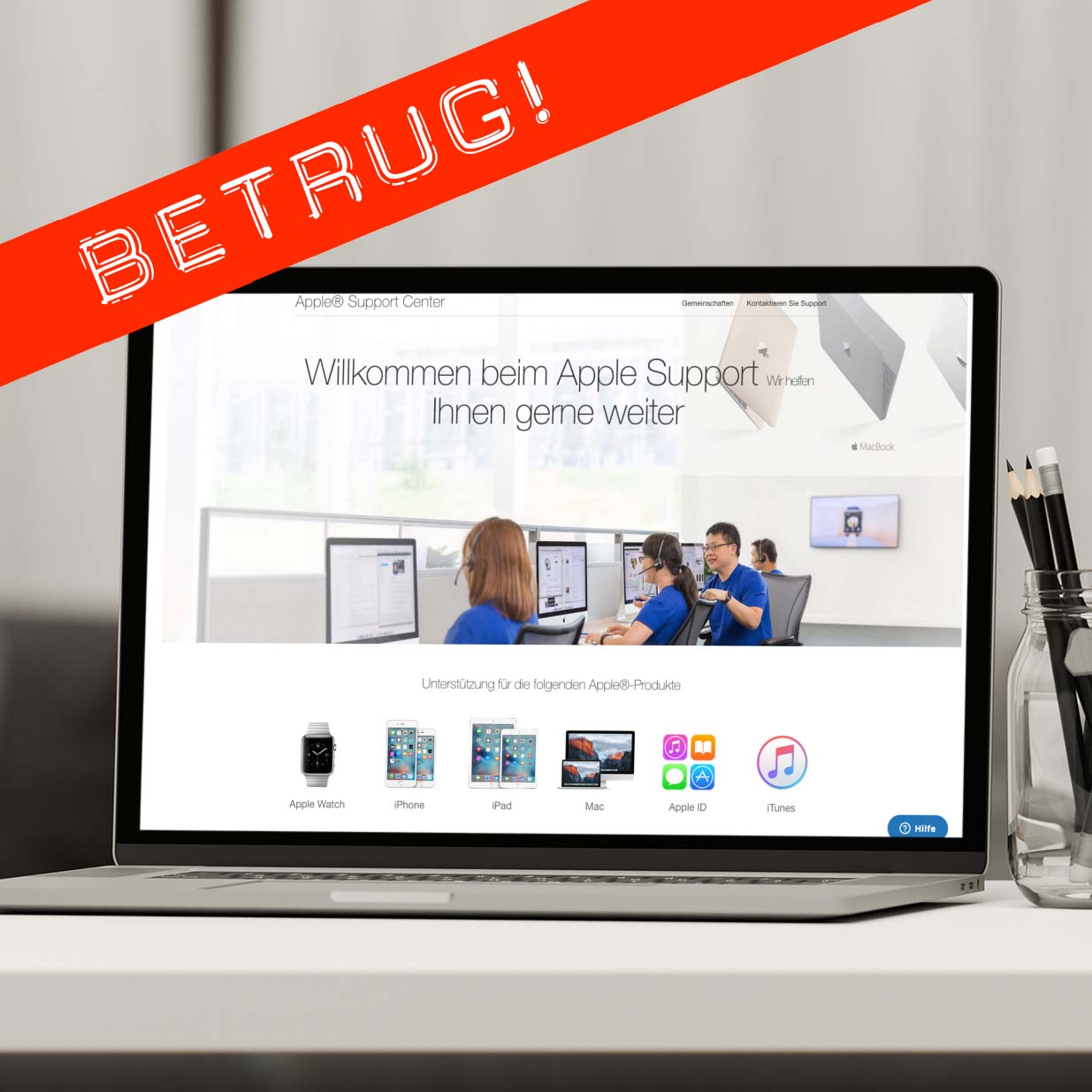 appleteams.live Scam disguised as Apple Support