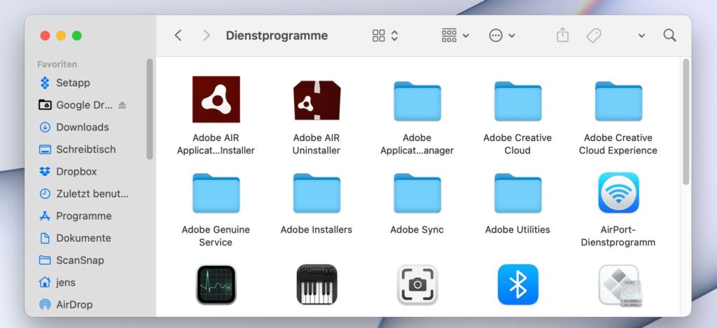 Viewing the files as icons is not so practical in most cases, as it is relatively confusing.
