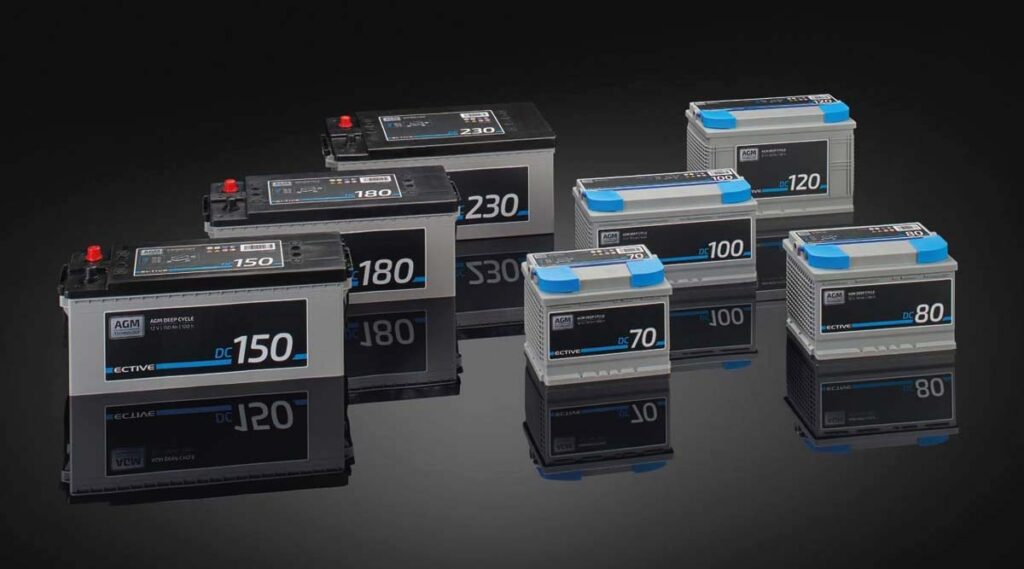 AGM Batterien von Ective gibt es in diversen Kapazitäten und für verschiedene Anwendungsbereiche (Foto: Amazon).