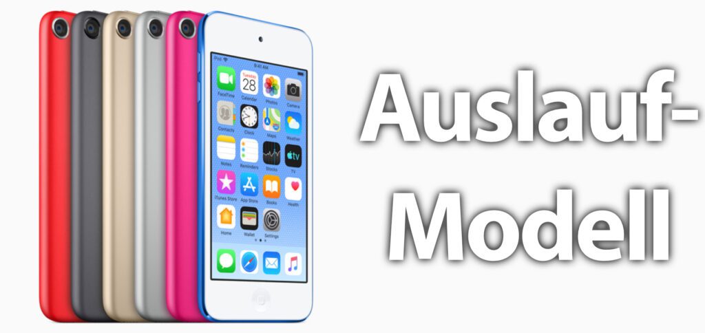 iPod touch z 2019 roku, ostatni przedstawiciel linii produktów iPod wprowadzony na rynek w 2001 roku, został ogłoszony modelem wycofanym z produkcji. Bardziej nowoczesnymi rozwiązaniami do mobilnego odtwarzania muzyki od Apple są iPhone i Apple Watch.