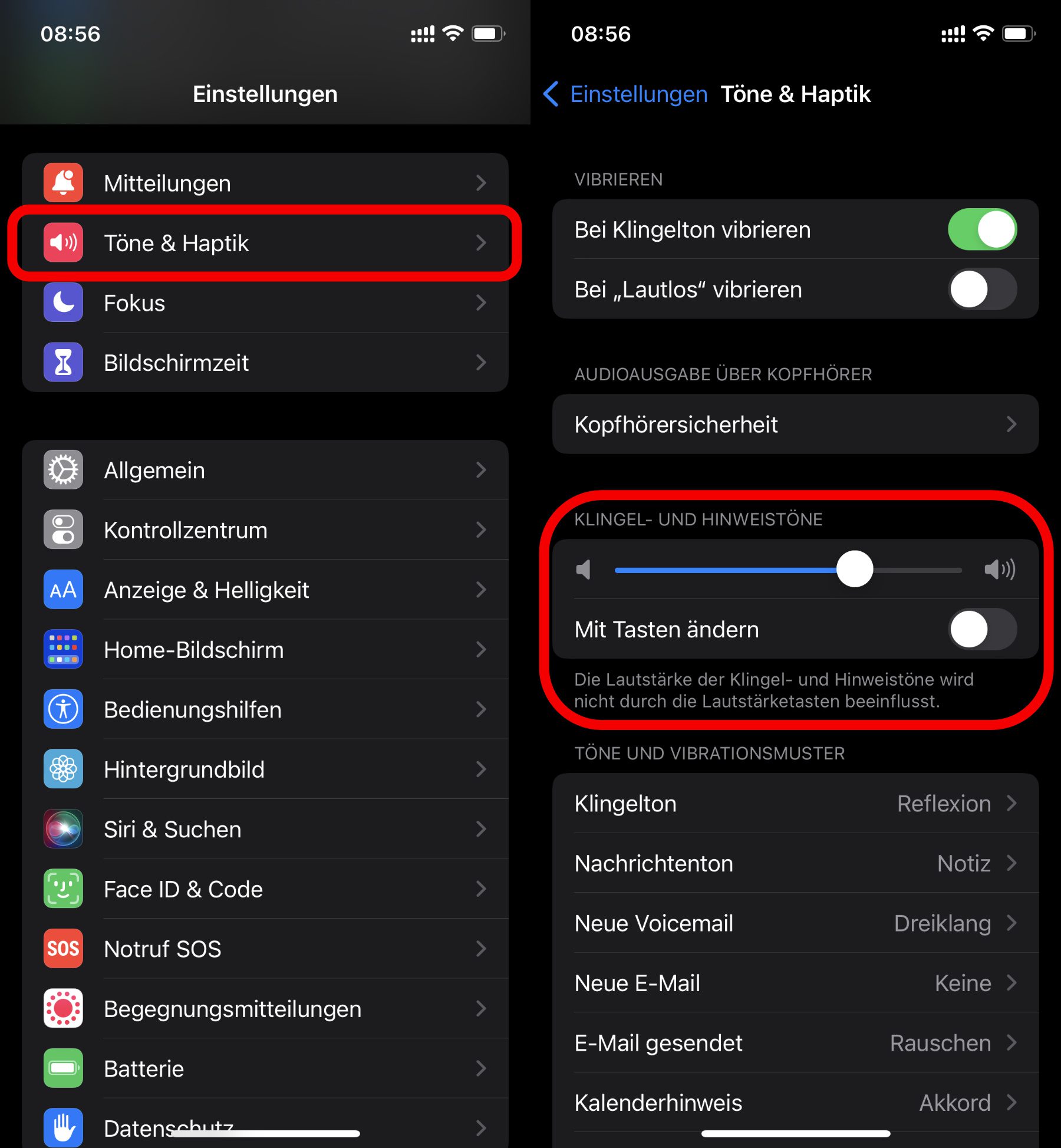 Audio am iPhone Medien und TöneLautstärke anpassen » Sir Apfelot