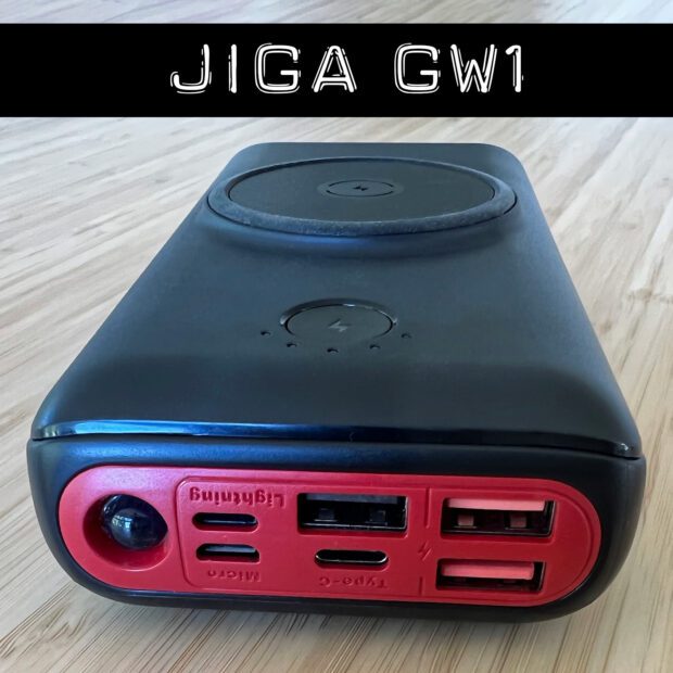 JIGA GW1 Powerbank with 30.000 mAh in the test