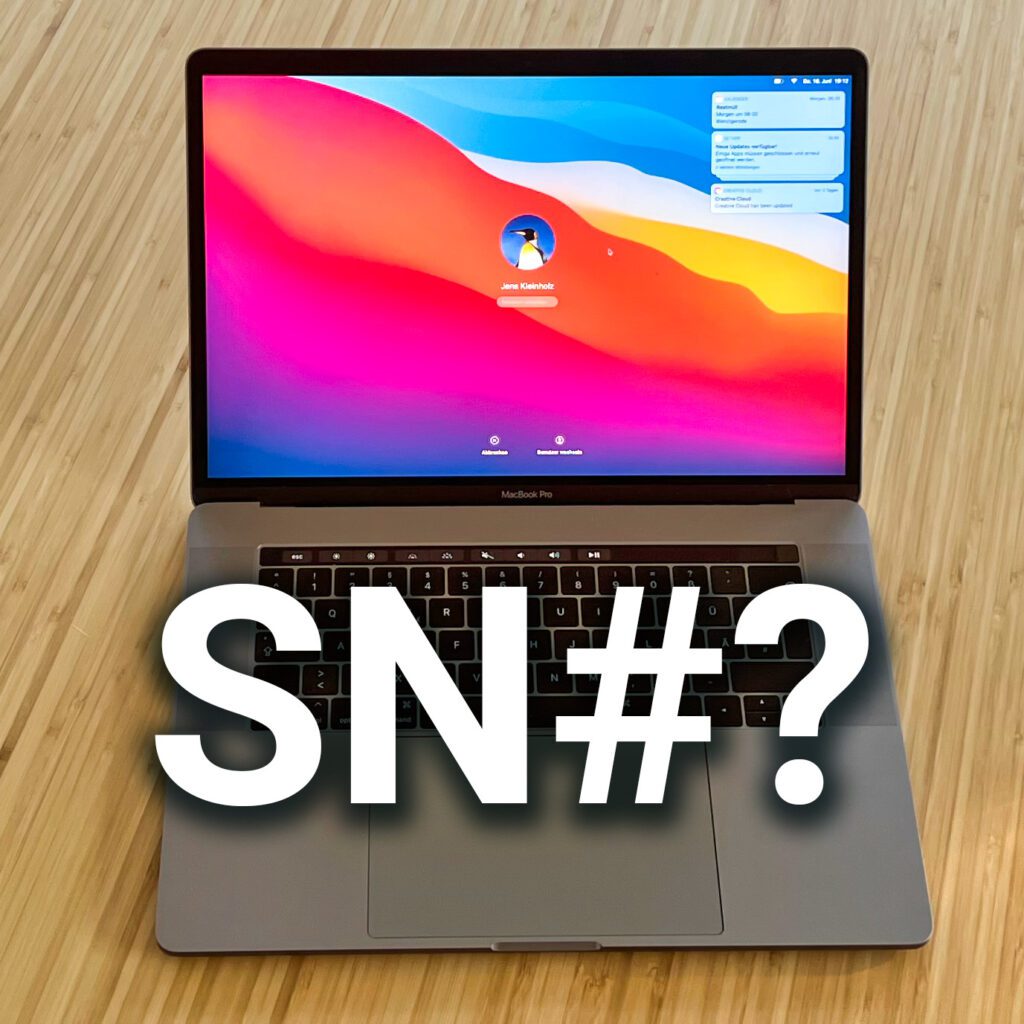 MacBook Pro/Air Seriennummer