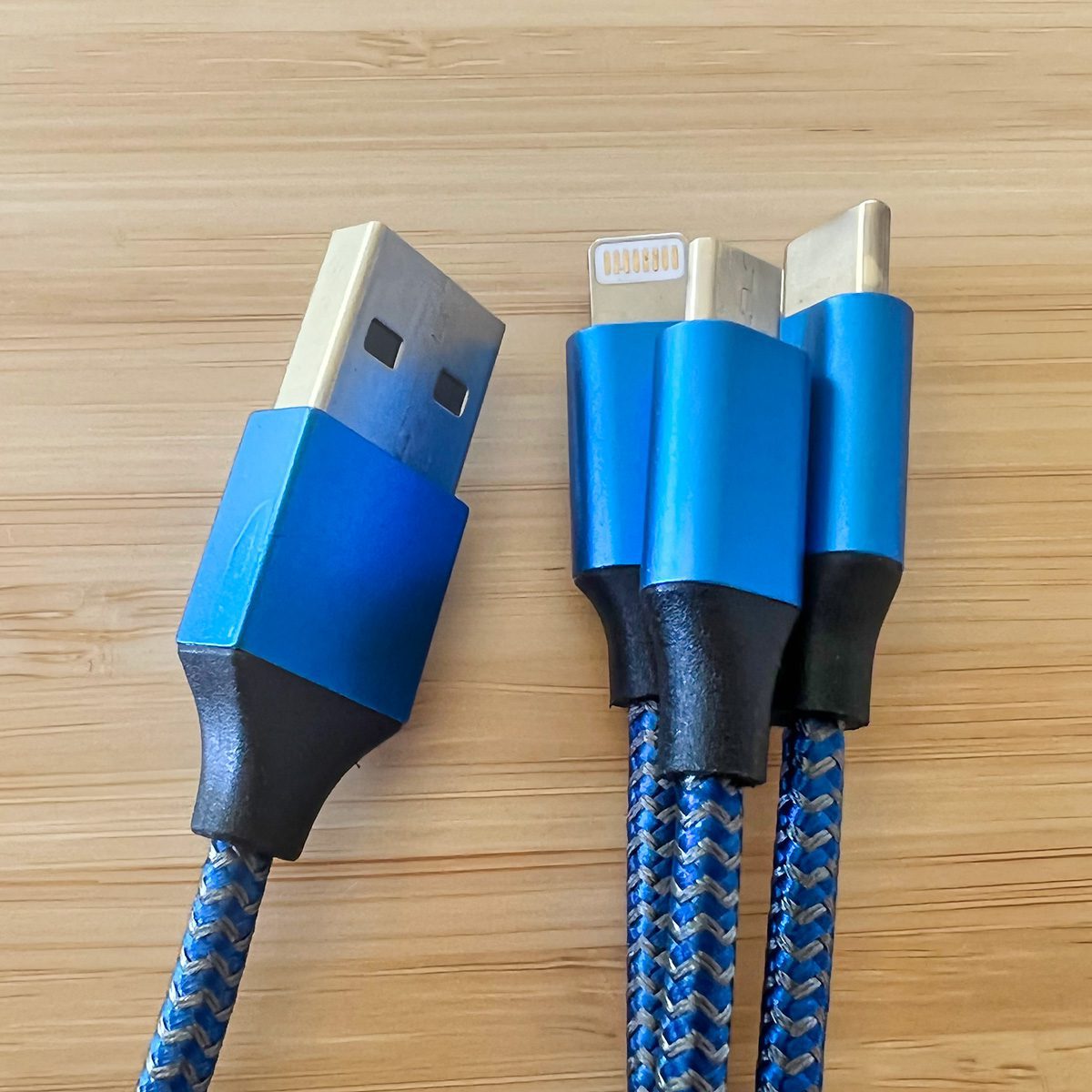 3in1 Fast Micro USB C Ladekabel Universal Multi Function Phone Charger 