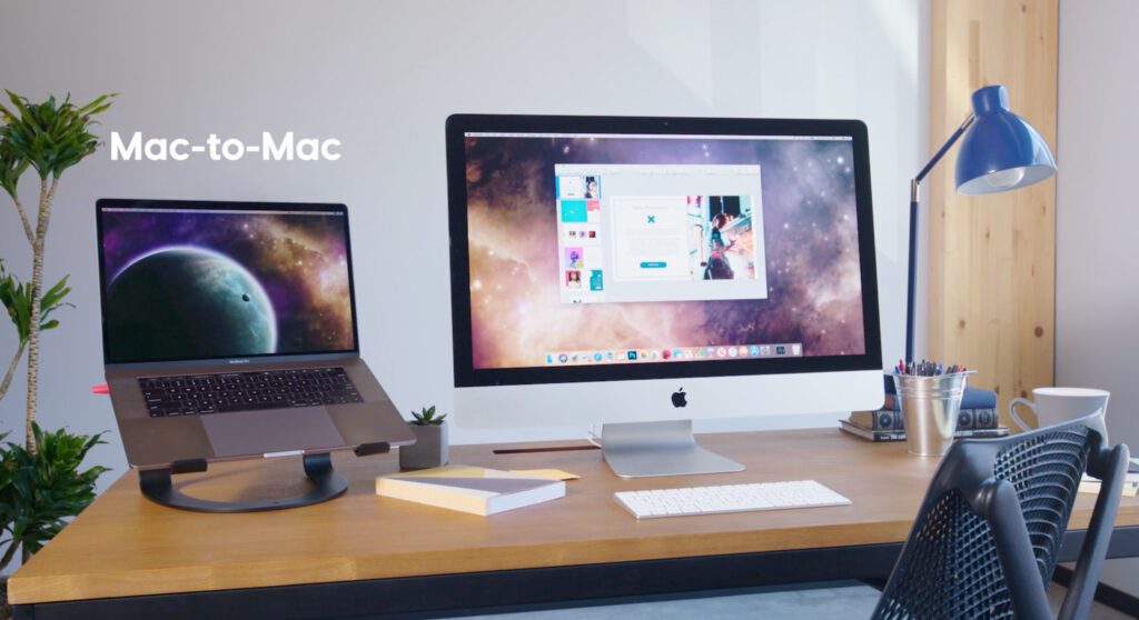 Mac to Mac - this is just one of many use cases for the Luna Display.
