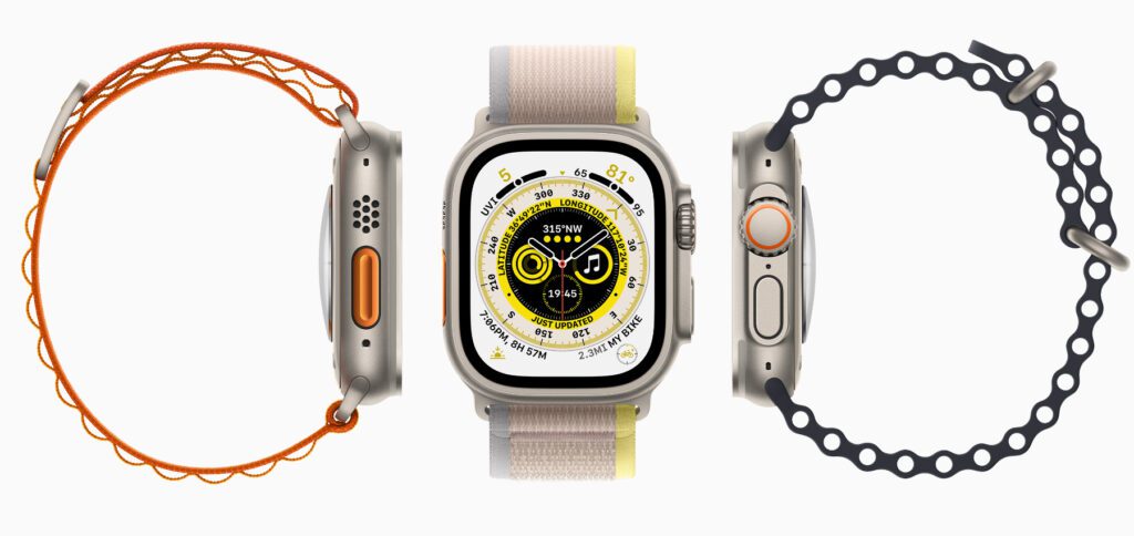 Con il nuovo hardware, le nuove funzionalità di watchOS 9 e i braccialetti abbinati, l'Apple Watch Ultra è rivolto a esploratori, appassionati di sport acquatici e atleti. Maggiori informazioni su questo in questo post.