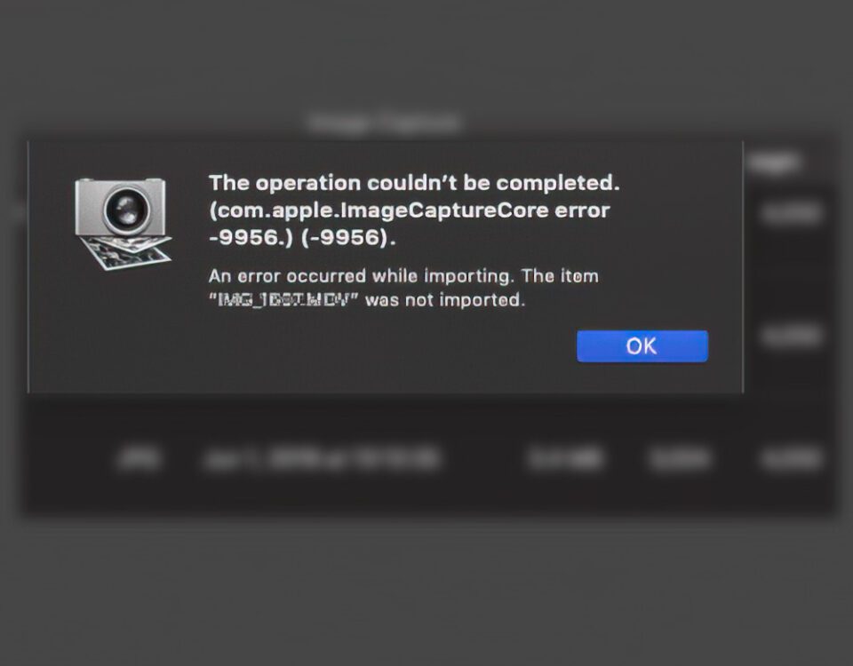 This is how you can solve the ImageCaptureCore error