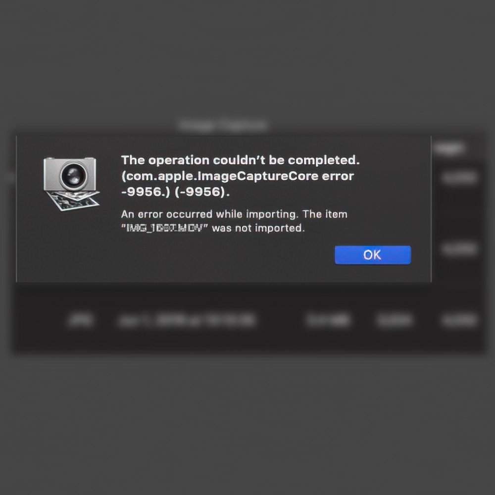 So kannst du den ImageCaptureCore-Fehler lösen