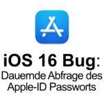 iOS 16 with old bug: Constant Apple ID query in the App Store