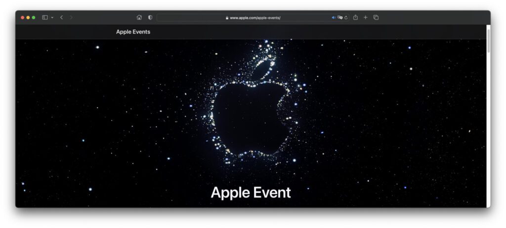 Die Event-Seite von Apple zeigt keinen Termin für den Oktober 2022. Es wird stark angenommen, dass die neuen Versionen von iPad, iPad Pro und MacBook Pro einfach per Pressemitteilung vorgestellt werden. Ich halte für euch die Augen offen!