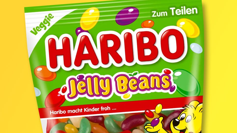 Die Jelly Beans von Haribo bieten nicht so viele Geschmacksrichtungen, wie die originalen Jelly Belly Beans, aber sie sind für viele eine gute Alternative (Foto: Haribo).