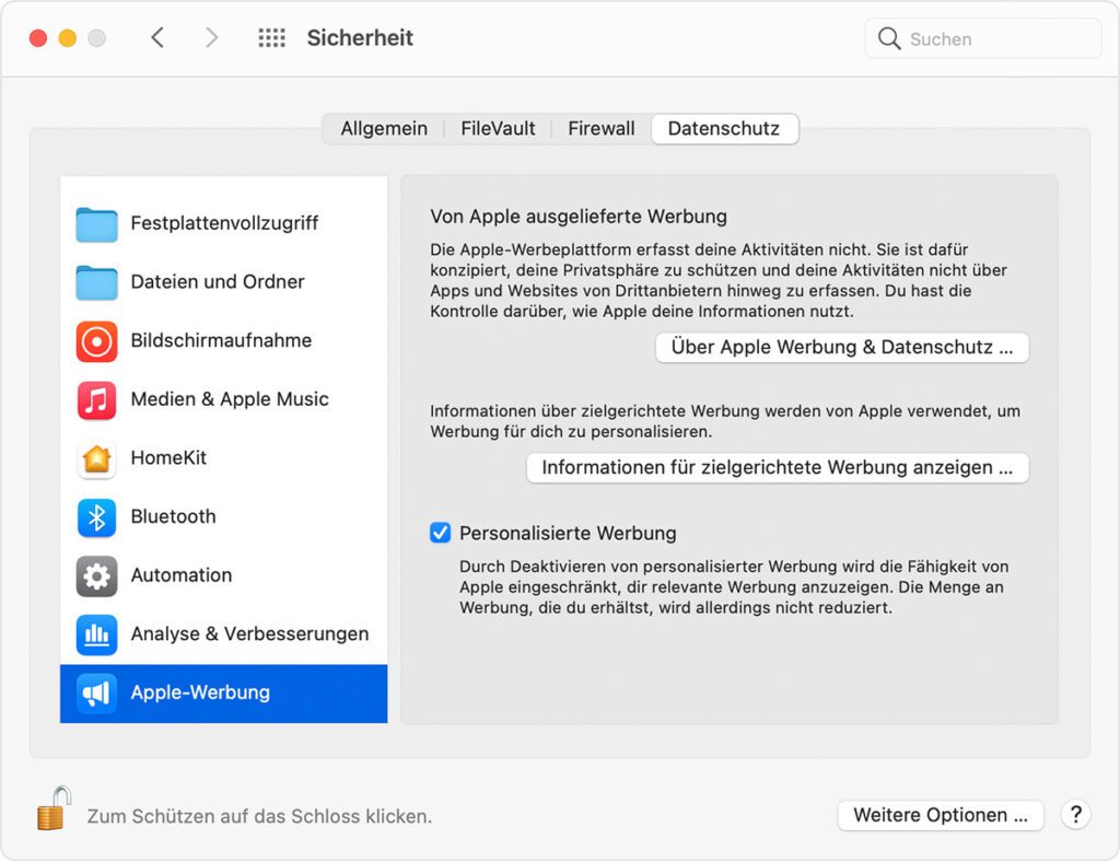 Y así es como se compara con macOS Monterey. Fuente: Apple.com