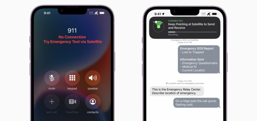 Z Apple iPhone 14 (Pro) i iOS 16.1 połączenie alarmowe można wykonać przez satelitę bez komunikacji mobilnej i WLAN. Informacje o funkcji i starcie w Niemczech można znaleźć tutaj.
