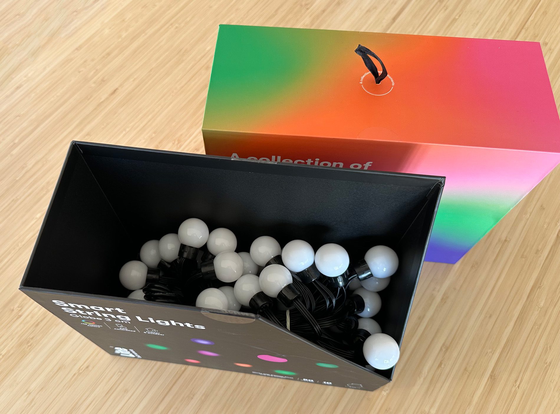Die LED-Lichterkette Smart String Lights kommt mit App und bietet viele Einstellungesmöglichkeiten (Fotos: Sir Apfelot).