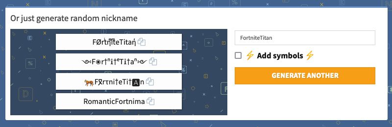 Mit einem Nickfinder kannst du deinen Nickname verschönern.