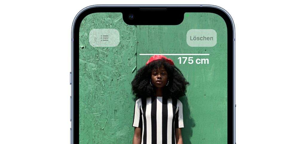 The iPhone and its camera have a person recognition. In connection with the