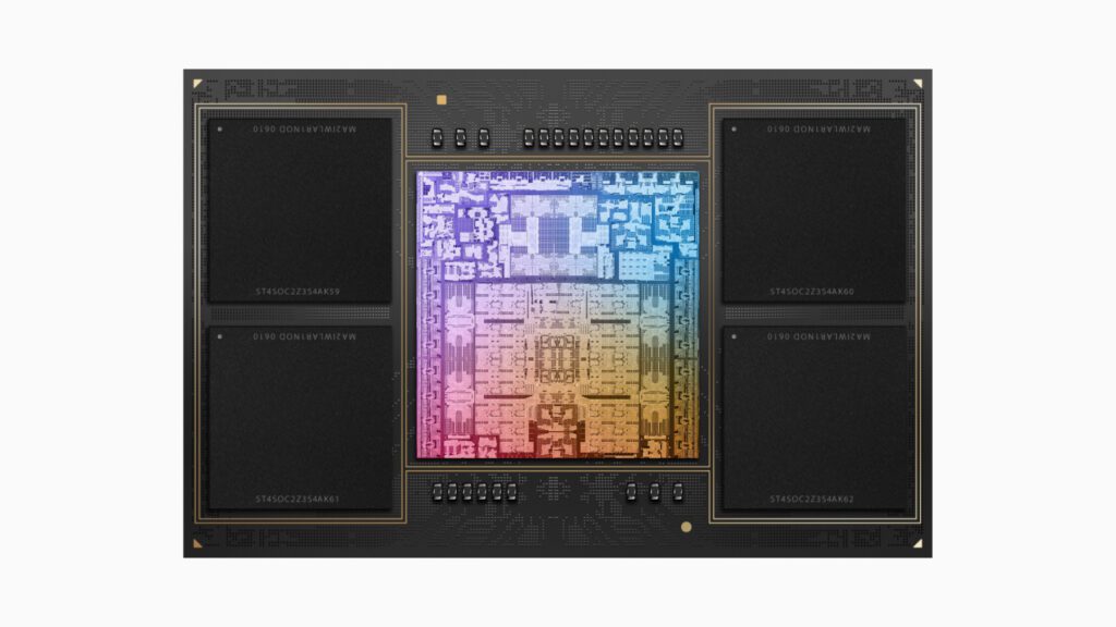 Der neue Apple M2 Max Chip ist ein leistungsstarker Apple Silicon mit bis zu 12 CPU-Kernen, bis zu 38 GPU-Kernen, bis zu 96 GB gemeinsamen Arbeitsspeicher, einer Neural Engine mit 16 Kernen und weiteren spannenden Specs.