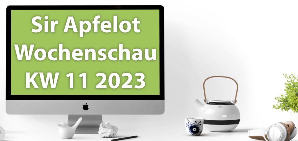 Nel cinegiornale di Sir Apfelot per la settimana di calendario 11 dell'anno 2023 troverai, tra le altre cose, questi rapporti: bancarotta della Silicon Valley Bank, conseguenze dei filtri di immagini e video dalle piattaforme di social media, stampanti HP che bloccano le cartucce di inchiostro di terze parti , l'eredità frettolosa di Tim Cook e molto altro!