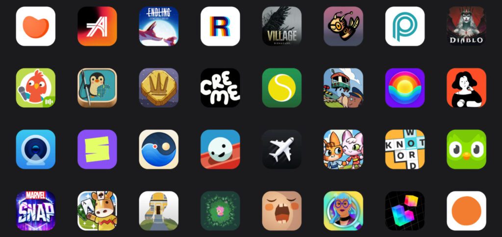 Ci sono 2023 titoli finalisti agli Apple Design Awards 32. Sono divisi in sei categorie. Qui puoi trovare uno sguardo a ogni singola offerta. Fonte immagine: Apple