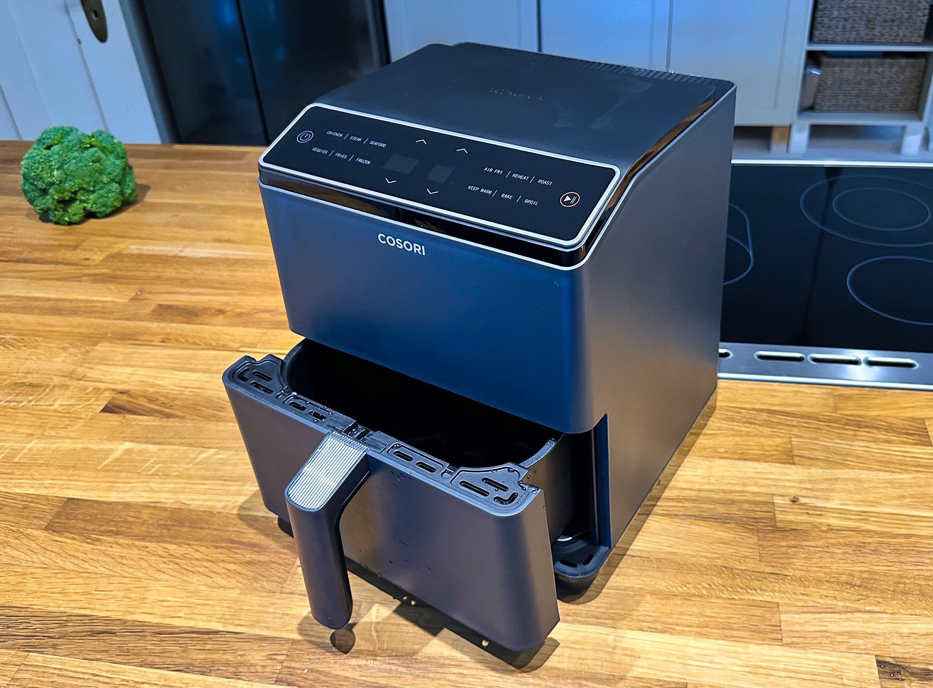 Im praktischen Test ist dieses Mal die Cosori Dual Blaze Heißluftfritteuse (Fotos: Sir Apfelot).