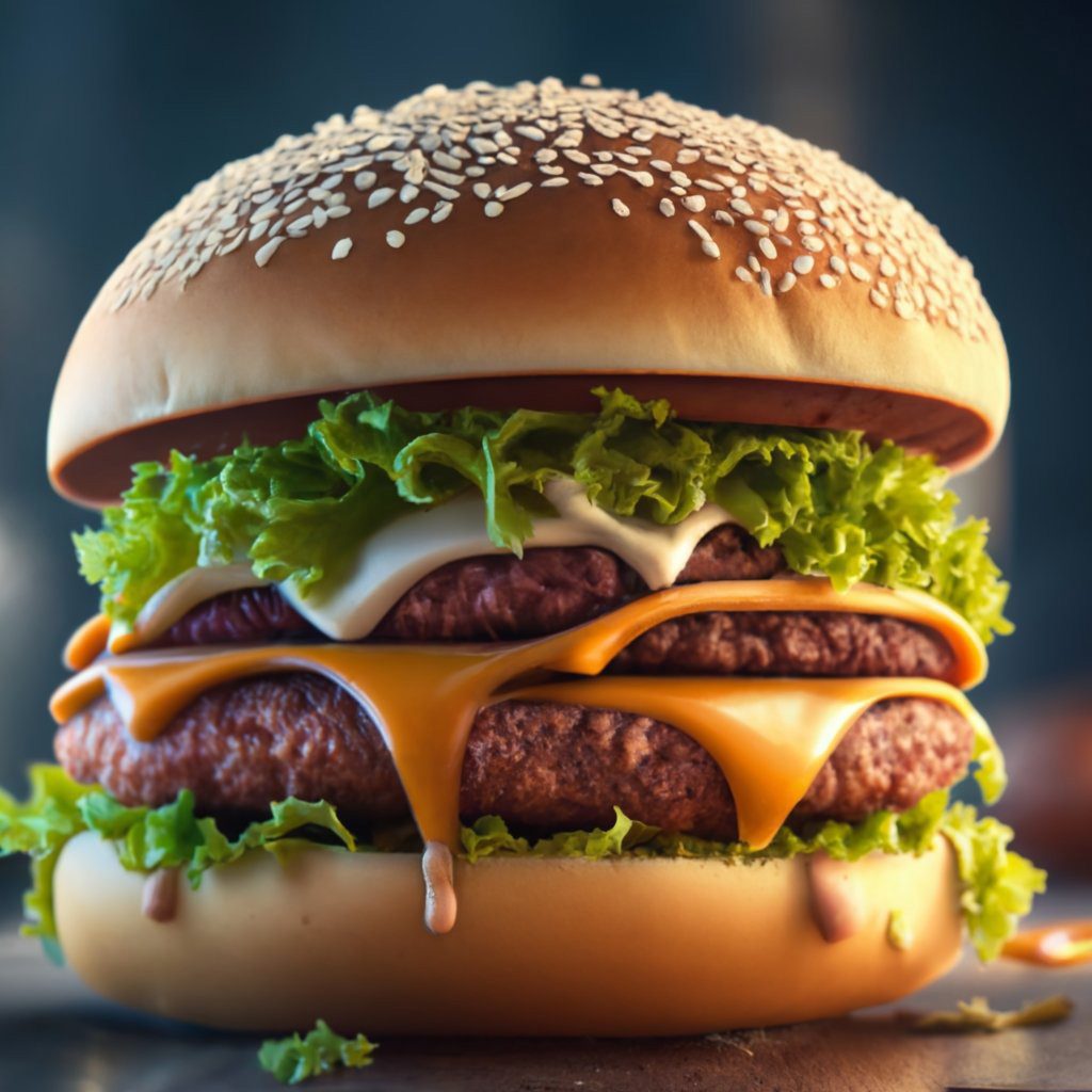 Foodfotografie mit Ideogram – sieht nett aus, aber Midjourney ist in diesem Bereich deutlich besser.